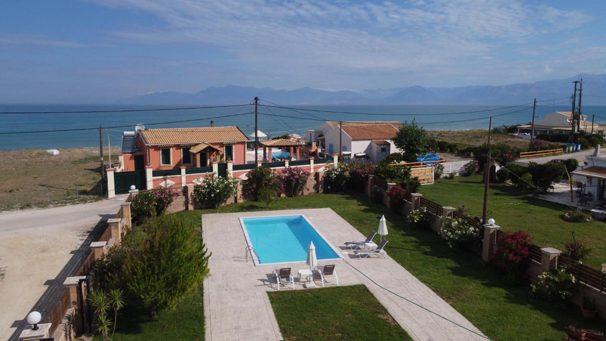 Almyra Beach House Corfu Paralía Almirú Kültér fotó
