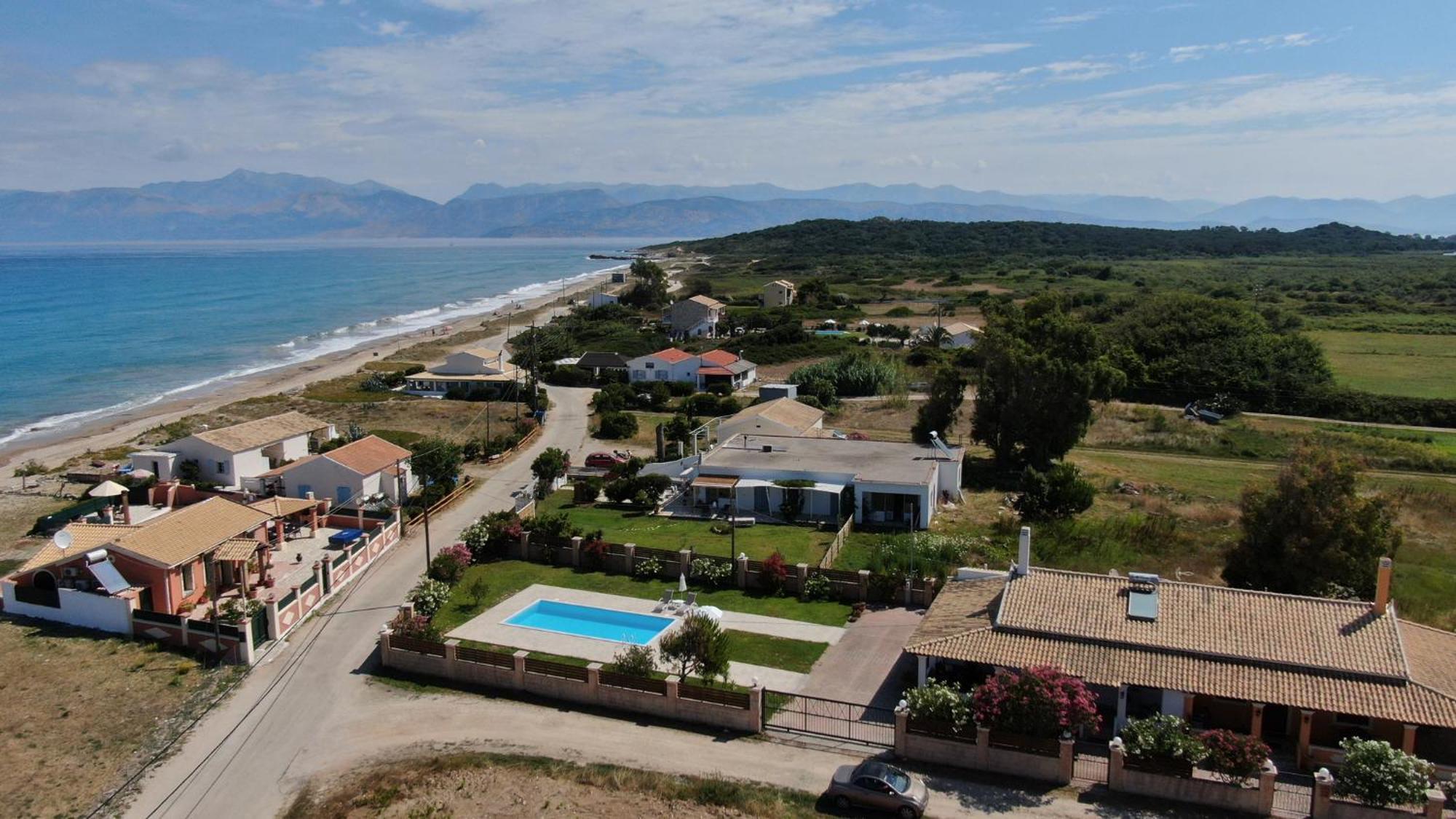 Almyra Beach House Corfu Paralía Almirú Kültér fotó